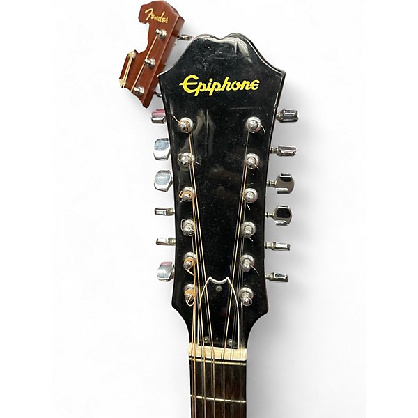 Used 1980s Epiphone FT-160SB 2 Color Sunburst 12 String Acoustic Guitar