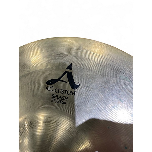 Used Zildjian 10in A Custom Splash Cymbal