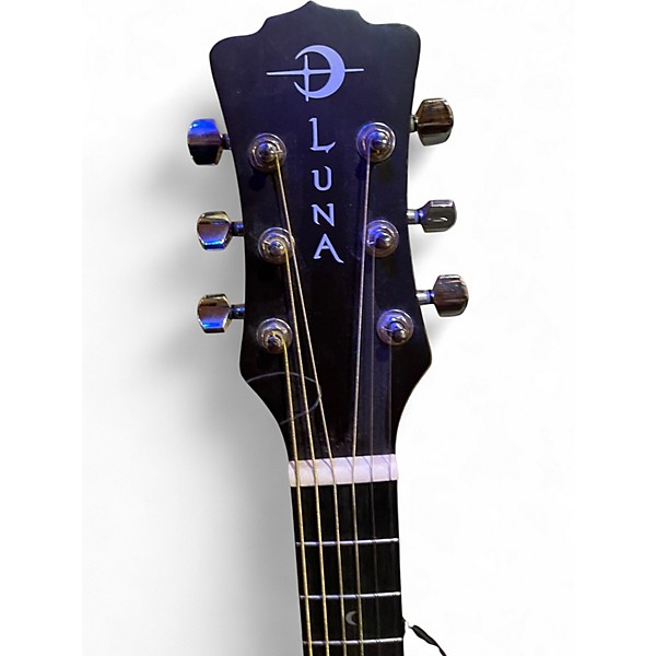 Used 2020s Luna SAF MAH Mahogany Acoustic Guitar