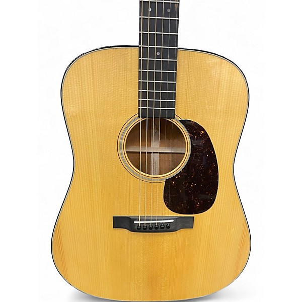 Used 2024 Martin D18 Natural Acoustic Guitar