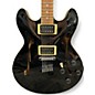 Used Yamaha SA500 Black Hollow Body Electric Guitar