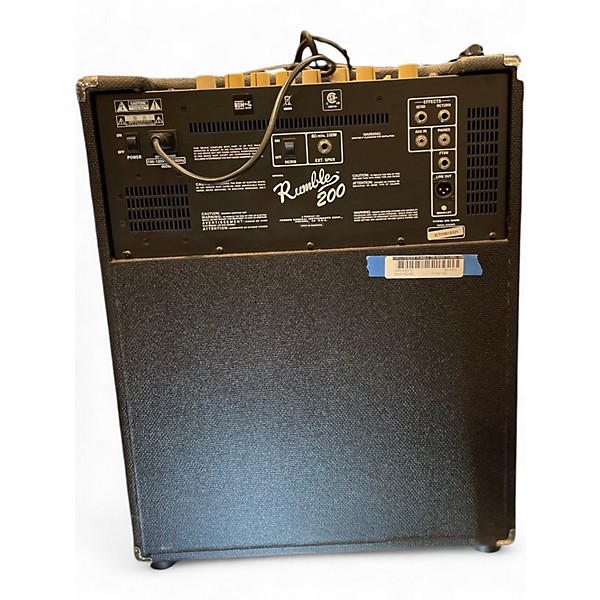 Used Fender RUMBLE 200 Bass Combo Amp