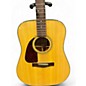 Used Fender F210 left hand Natural Acoustic Guitar