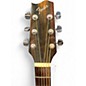 Used Fender F210 left hand Natural Acoustic Guitar