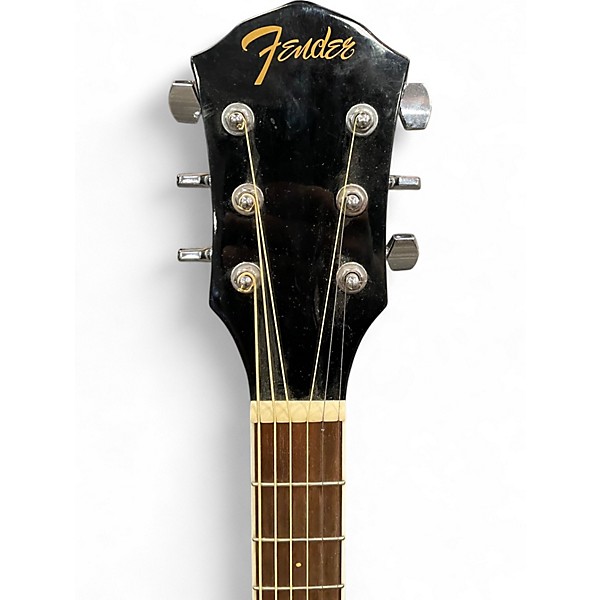 Used Fender FA135CE Concert Black Acoustic Electric Guitar