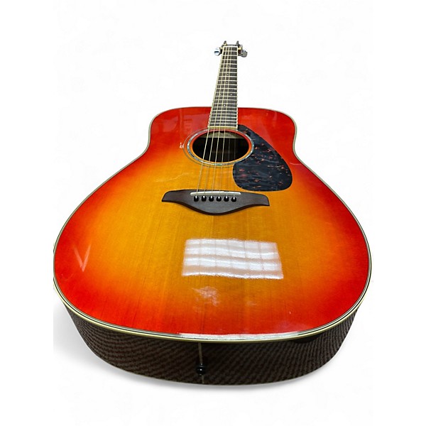 Used Yamaha FG830 Cherry Sunburst Acoustic Guitar