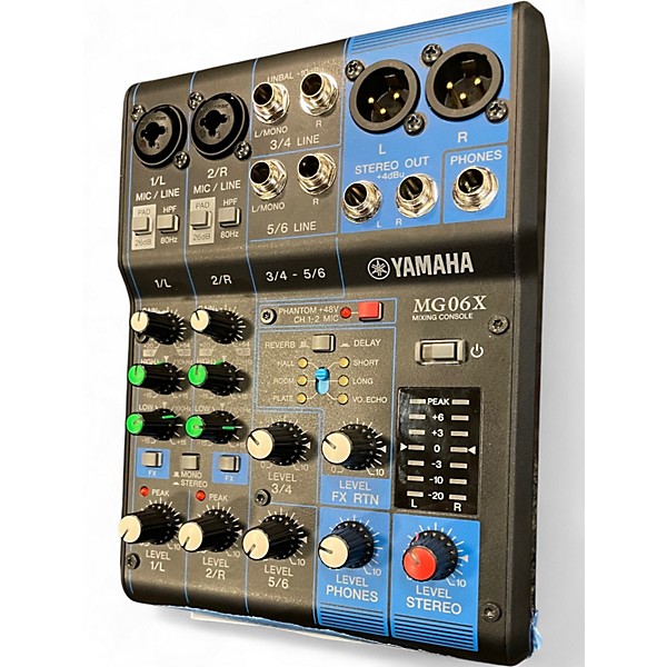 Used Yamaha MG06X Unpowered Mixer