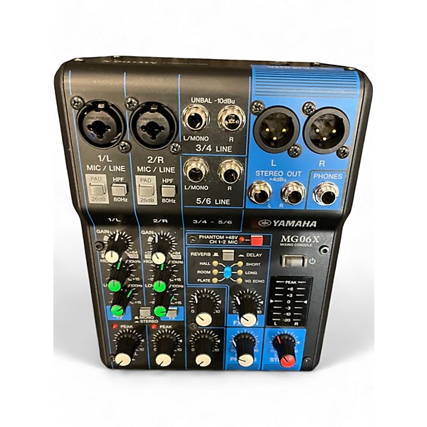 Used Yamaha MG06X Unpowered Mixer