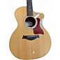 Used Taylor 214CE Natural Acoustic Electric Guitar thumbnail