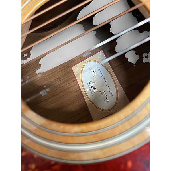 Used Taylor 214CE Natural Acoustic Electric Guitar