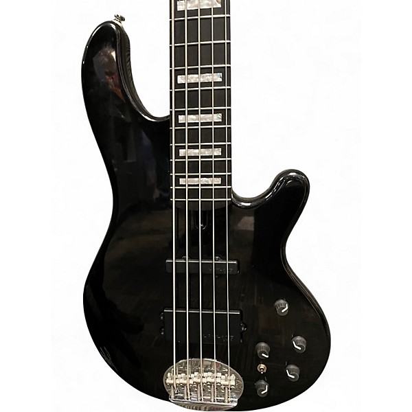 Used Lakland 55-02 Skyline Series 5 String Black Electric Bass Guitar