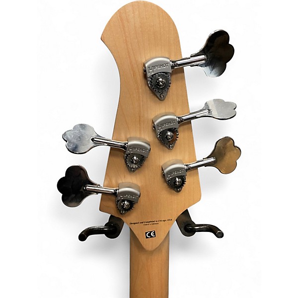 Used Lakland 55-02 Skyline Series 5 String Black Electric Bass Guitar