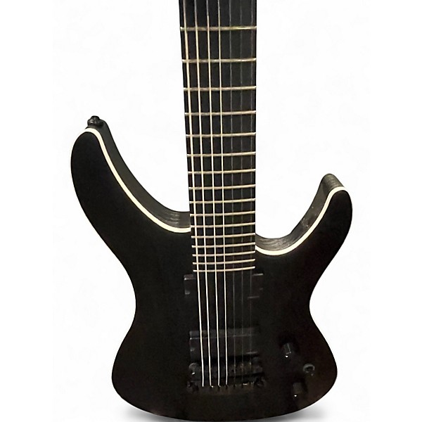 Used Fgn Fujigen J-Standard Mythic 7-String  Ash Trans Black Solid Body Electric Guitar