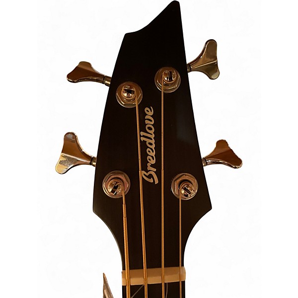 Used Breedlove solo jumbo ce bass natural Acoustic Bass Guitar