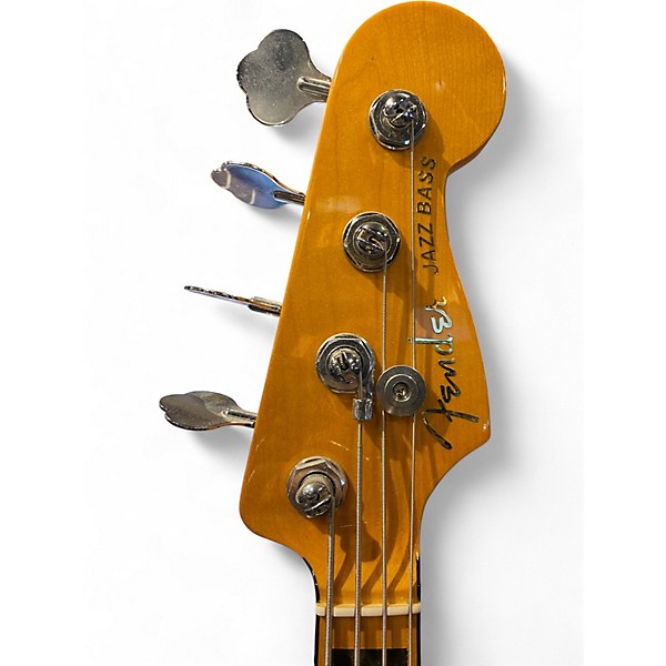 Used Fender American Ultra Jazz Bass TEXAS TEA Electric Bass Guitar