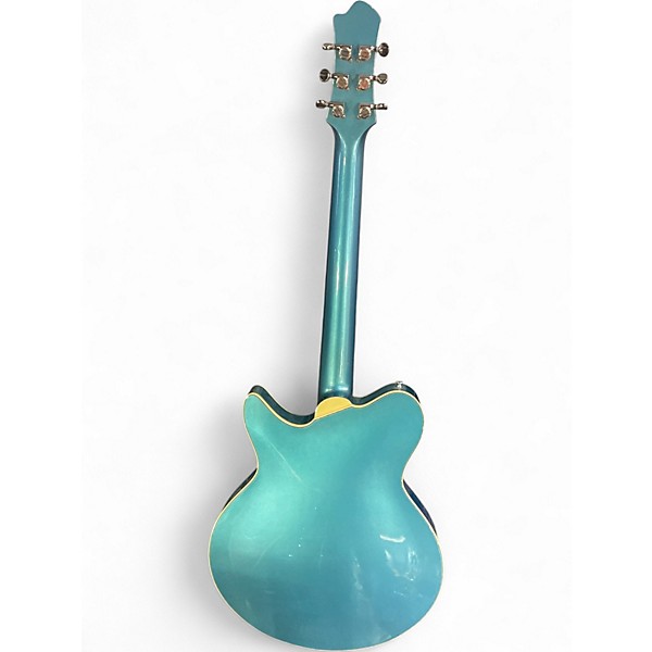 Used Eastman Romeo LA Celestine Blue Hollow Body Electric Guitar