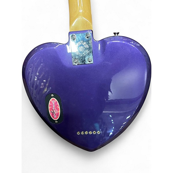 Used Daisy Rock Debutante Heartbreaker Short Scale METALLIC PURPLE Electric Guitar