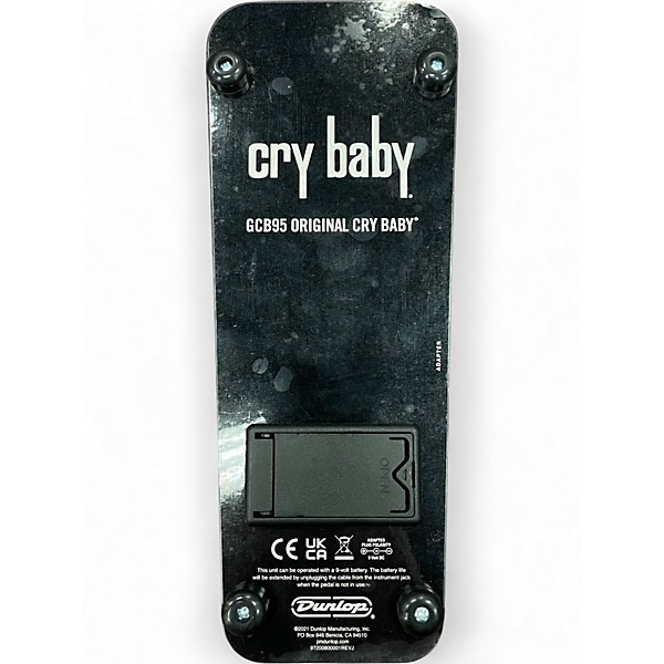 Used Dunlop GCB95 Original Crybaby Wah Effect Pedal