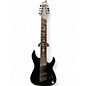 Used Schecter Guitar Research DAMIEN-8 MS Satin Black Solid Body Electric Guitar thumbnail