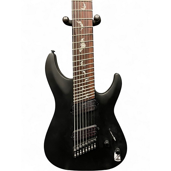 Used Schecter Guitar Research DAMIEN-8 MS Satin Black Solid Body Electric Guitar