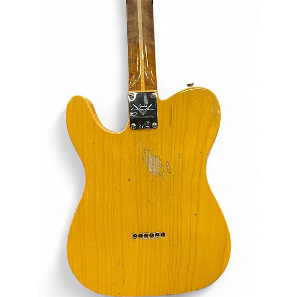 Used Fender MVP 50S TELECASTER RELIC  Butterscotch Blonde Solid Body Electric Guitar