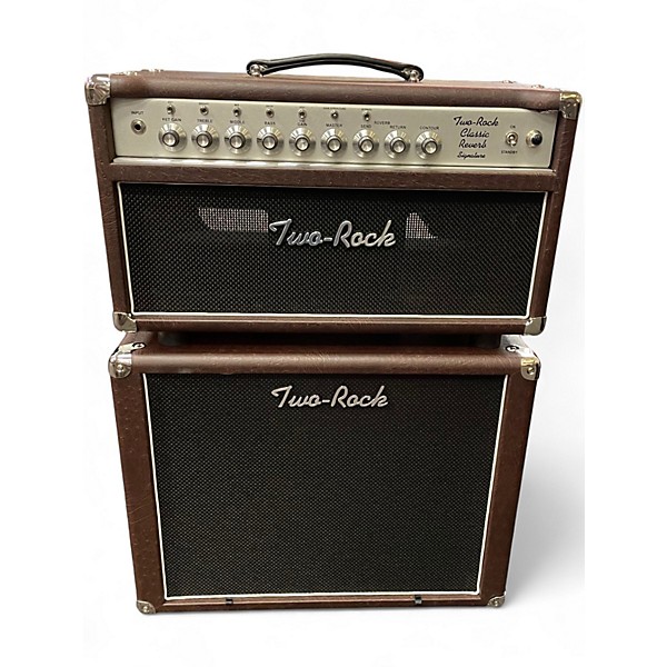 Used Two Rock CLASSIC 50 REVERB with 1X12 CABINET Guitar Stack