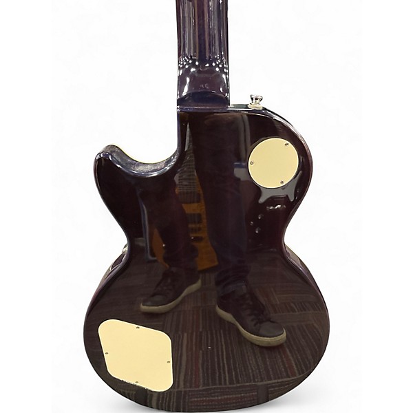 Used Epiphone Les Paul Standard Pro purple burst Solid Body Electric Guitar