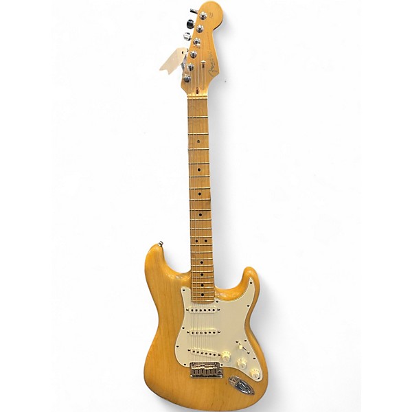 Used 2000 Fender American Standard Stratocaster Natural Solid Body Electric Guitar