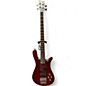 Used 2017 Warwick Streamer LX 4 String Trans Red Electric Bass Guitar thumbnail