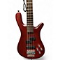 Used 2017 Warwick Streamer LX 4 String Trans Red Electric Bass Guitar