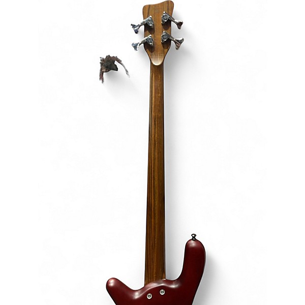 Used 2017 Warwick Streamer LX 4 String Trans Red Electric Bass Guitar