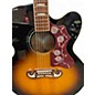 Used Epiphone J-200EC Studio 2 Color Sunburst Acoustic Electric Guitar