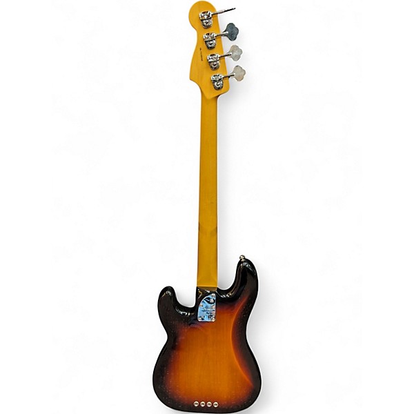 Used Fender American Professional II Precision Bass 3 Color Sunburst Electric Bass Guitar
