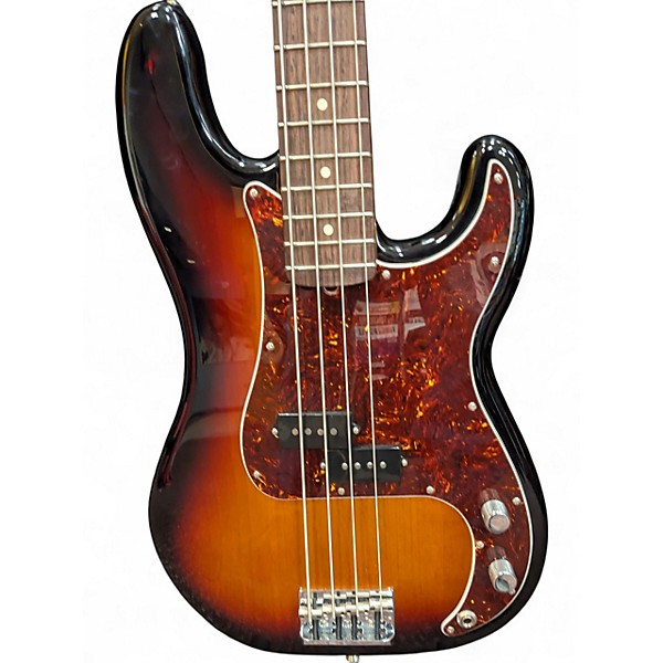 Used Fender American Professional II Precision Bass 3 Color Sunburst Electric Bass Guitar