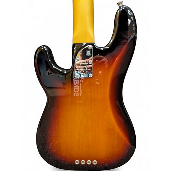 Used Fender American Professional II Precision Bass 3 Color Sunburst Electric Bass Guitar