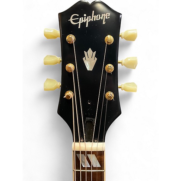 Used Epiphone Inspired by Gibson Hummingbird Antique Natural Acoustic Electric Guitar