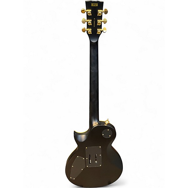 Used Harley Benton SC Custom Line Black Solid Body Electric Guitar