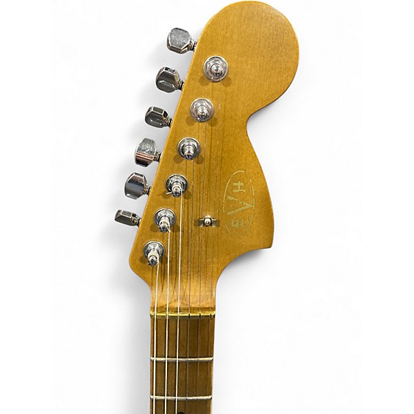 Used EVH Striped Series '78 Eruption Black & White Solid Body Electric Guitar