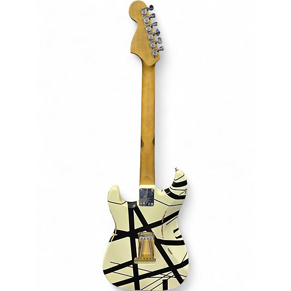 Used EVH Striped Series '78 Eruption Black & White Solid Body Electric Guitar