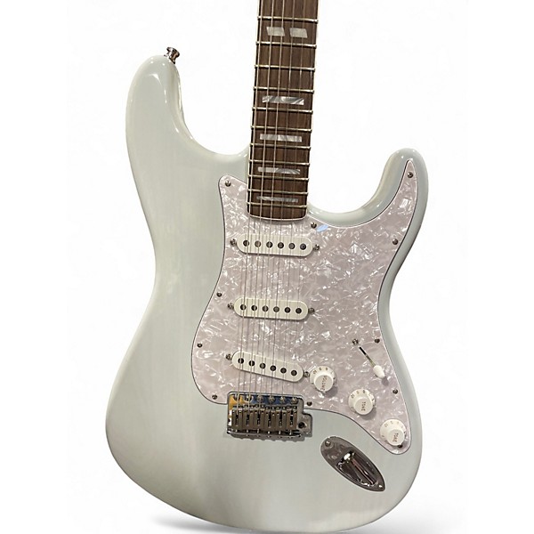 Used Fender Kenny Wayne Shepherd Stratocaster Powder Blue Solid Body Electric Guitar