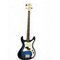 Used Danelectro Danoblaster Blue to Black Fade Electric Bass Guitar thumbnail