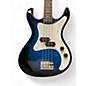 Used Danelectro Danoblaster Blue to Black Fade Electric Bass Guitar