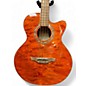 Used Takamine G-series Bass Trans Orange Acoustic Bass Guitar