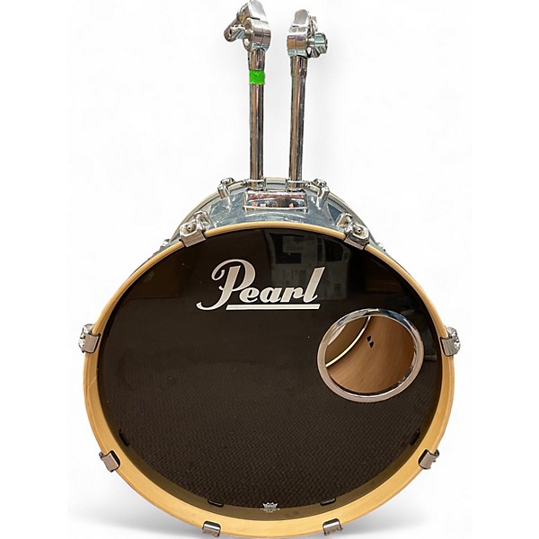 Used Pearl 5 Piece Export Blue Sparkle Drum Kit