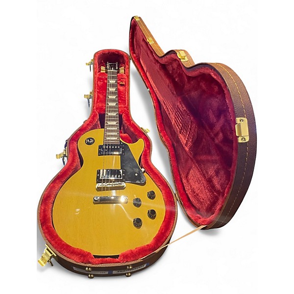 Used Gibson Les Paul Standard Mahogany Top TV Yellow Solid Body Electric Guitar