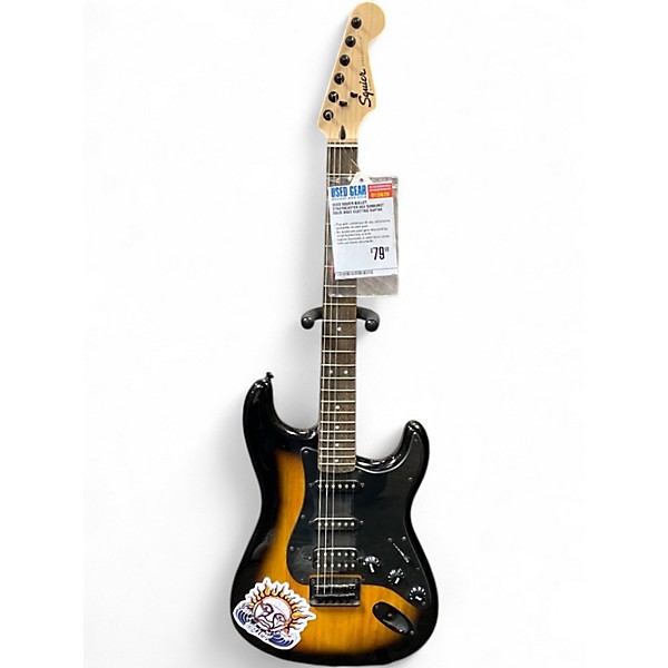 Used Squier Bullet Stratocaster HSS Sunburst Solid Body Electric Guitar
