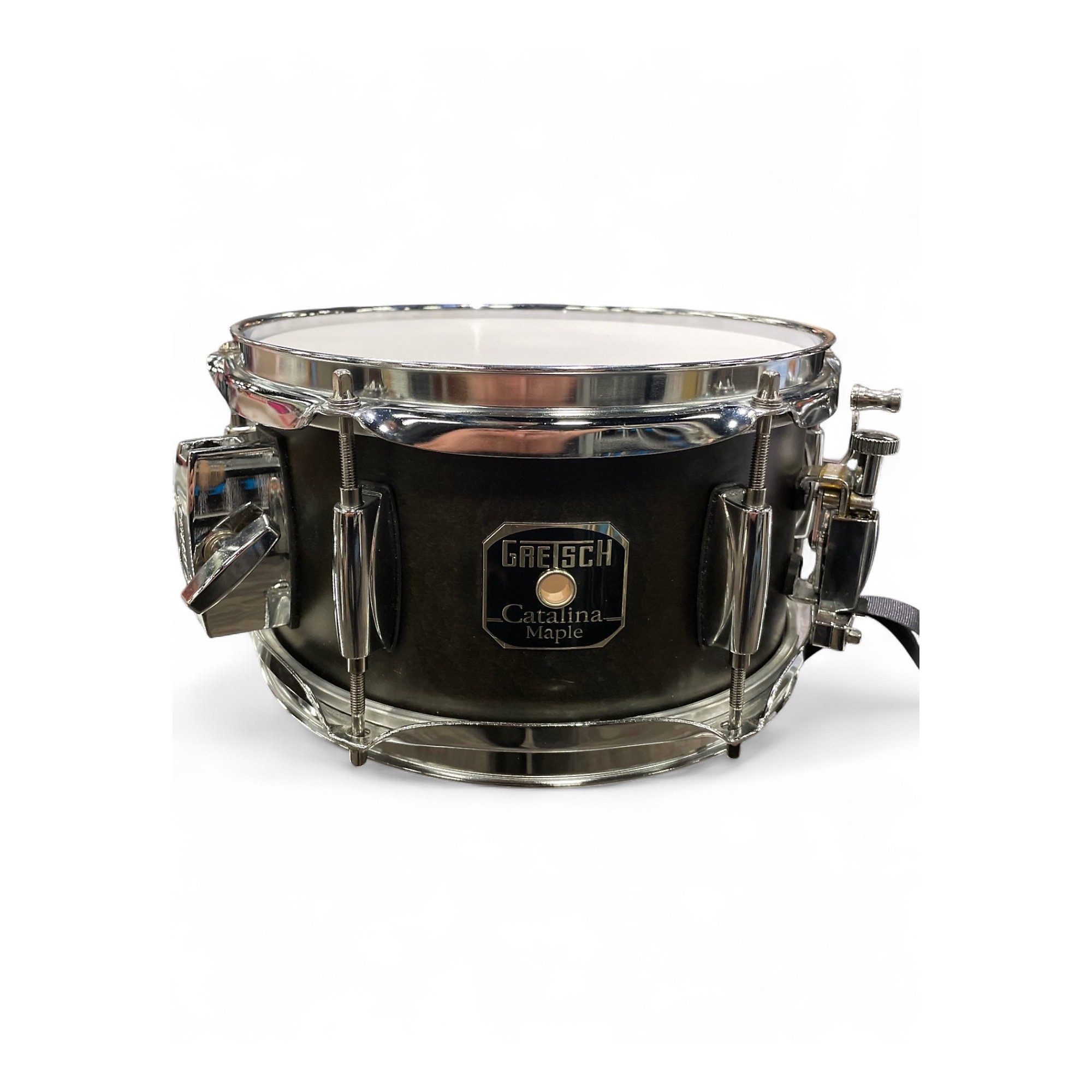 Used Gretsch Drums 6X10 Catalina Maple Satin Black Drum Satin