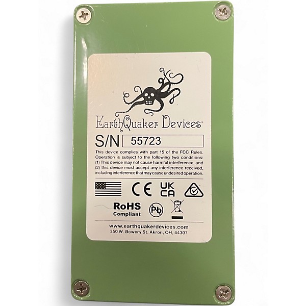 Used EarthQuaker Devices Plumes Small Signal Shredder Overdrive Effect Pedal