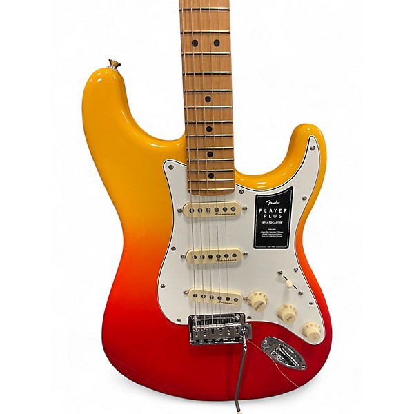 Used Fender Player Plus Stratocaster TEQUILA SUNRISE Solid Body Electric Guitar