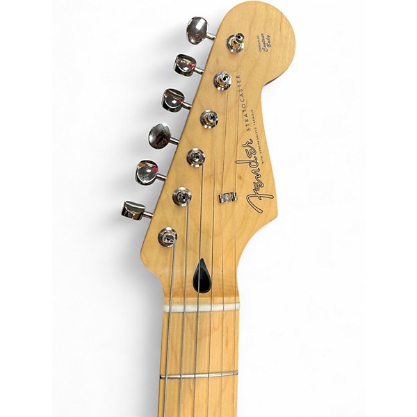 Used Fender JUNIOR COLLECTION STRAT Black Solid Body Electric Guitar